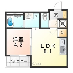 F asecia 日の華の物件間取画像